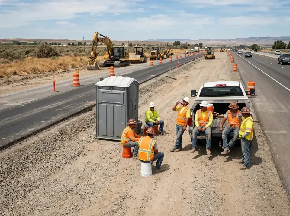 highway-road-construction-crew-007 — frequently asked questions, Porta Potty and Restroom Rentals in Webster City, IA